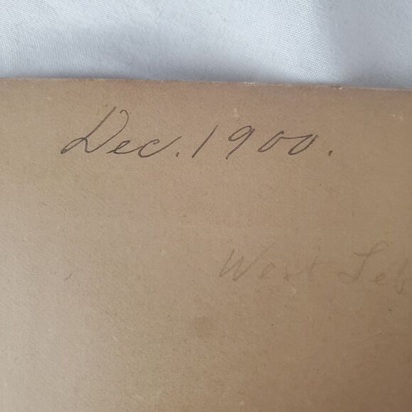 White River Jct Vt Signed 1900 Photograph Winter Scene 5x7 On 9x7 Cardboard - Picture 5 of 12